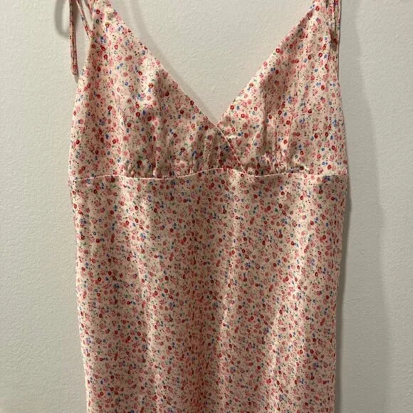 Princess Polly Veronica Midi Pink Floral Slip Dress - Picture 4 of 5